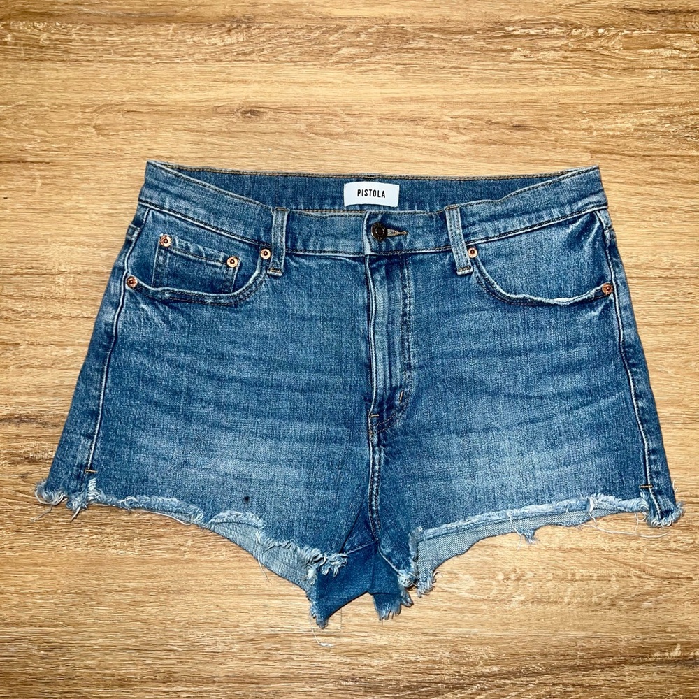 Pistola | Pistola blue denim cutoff shorts